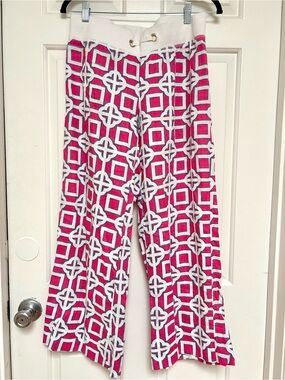 All For Color Linen Wide Leg Pants size medium